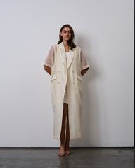 Blazer Dress Set-Vanilla Cream