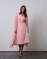 OBI Midi Dress-Pink Sorbet