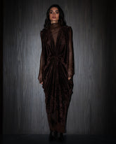 Infinity velvet set- Brown