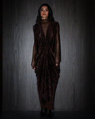 Infinity velvet set- Brown