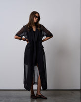 Blazer Dress Set-Midnight Black