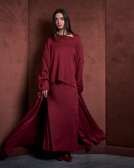 The Dawn Set-Burgundy