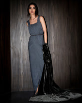 Toga velvet bisht set