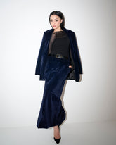 Velvet Straight Line Suit