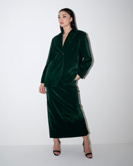 Velvet Straight Line Suit