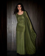 Obi dress set- Green