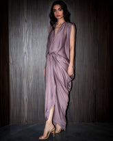 Infinity silk dress
