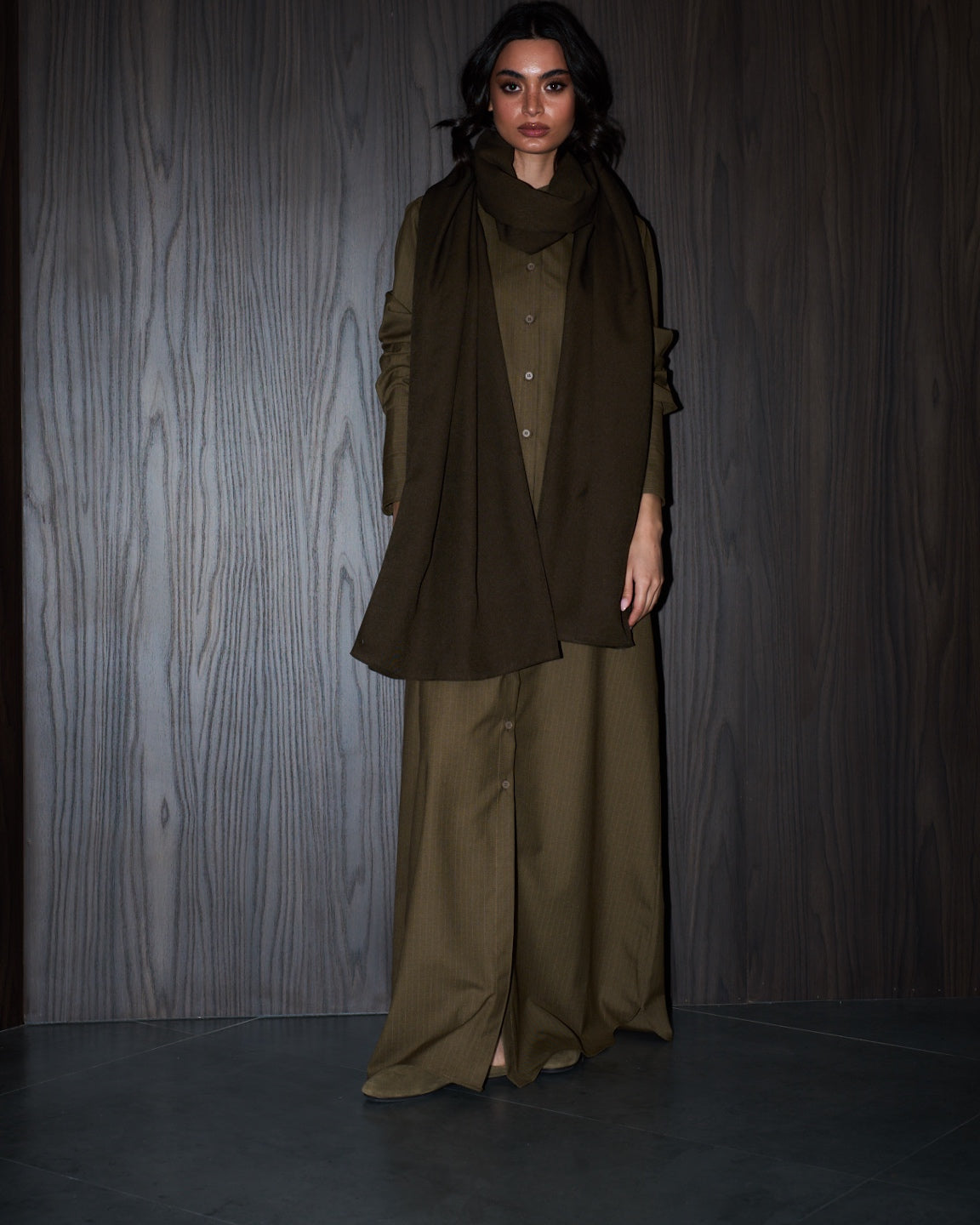 Jibla dishdasha scarf dress