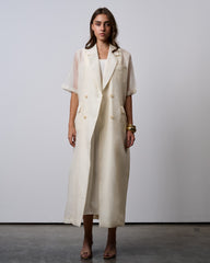 Blazer Dress Set-Vanilla Cream