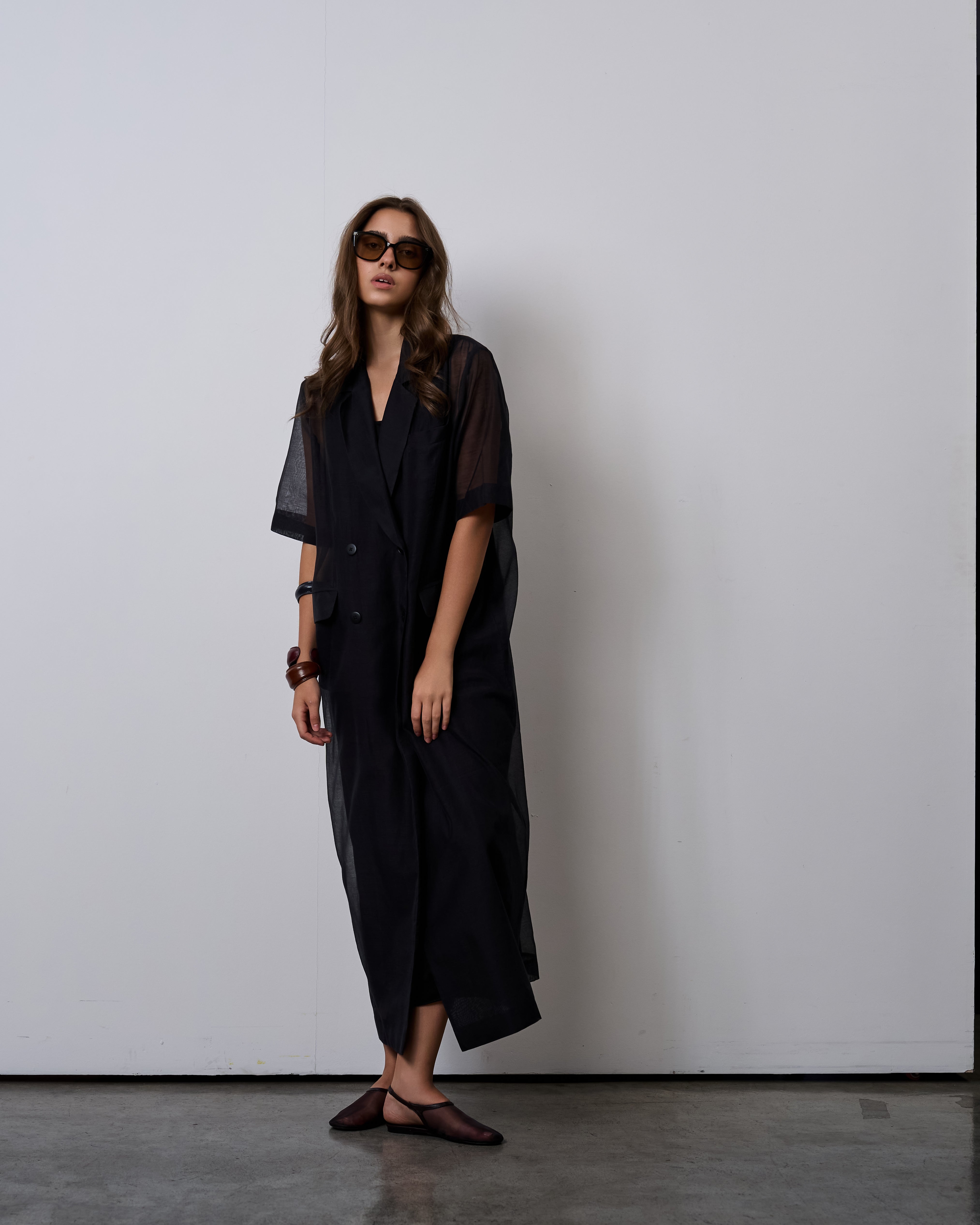 Blazer Dress Set-Midnight Black
