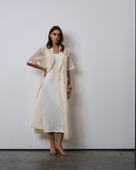 Blazer Dress Set-Vanilla Cream