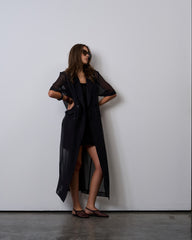 Blazer Dress Set-Midnight Black