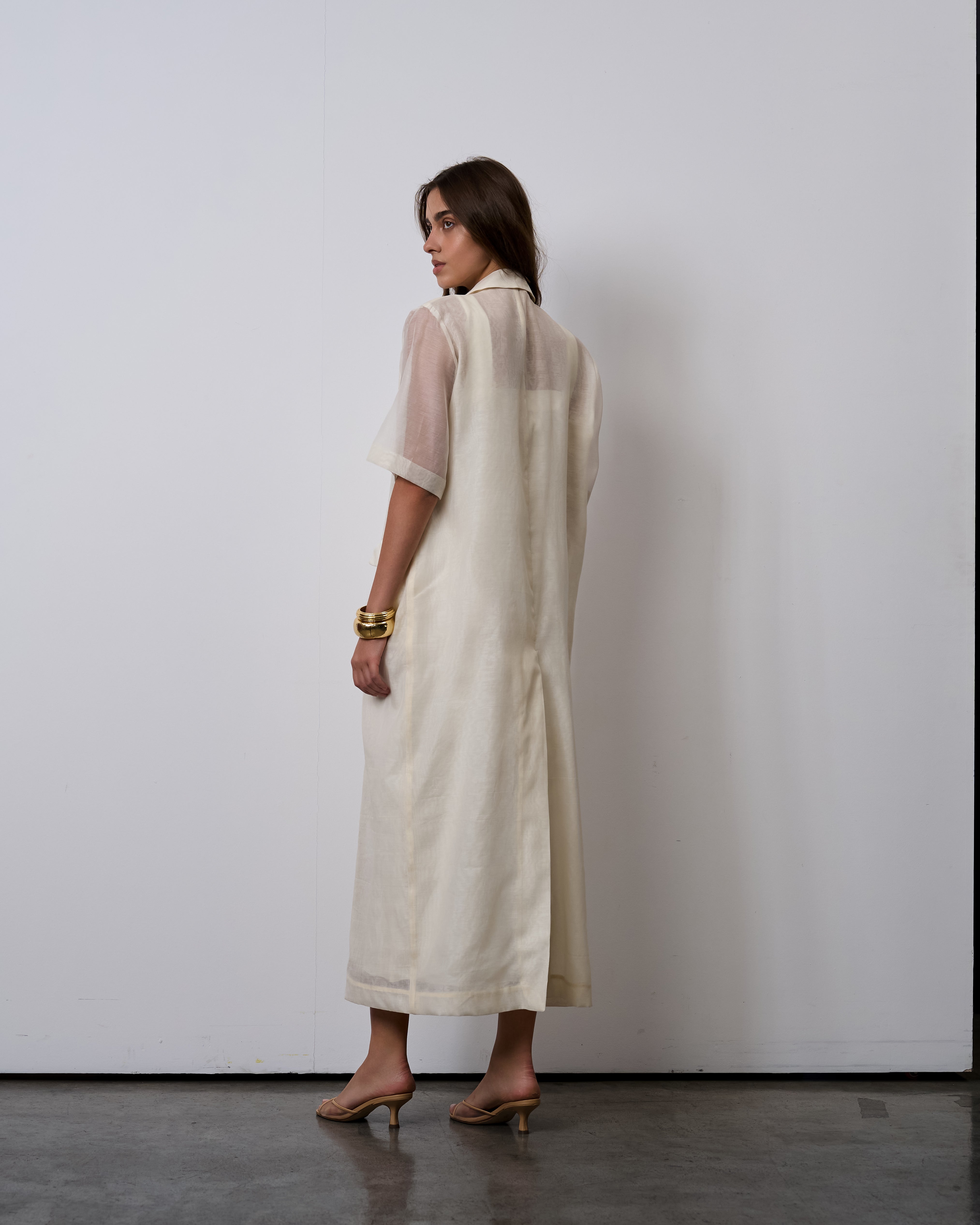 Blazer Dress Set-Vanilla Cream