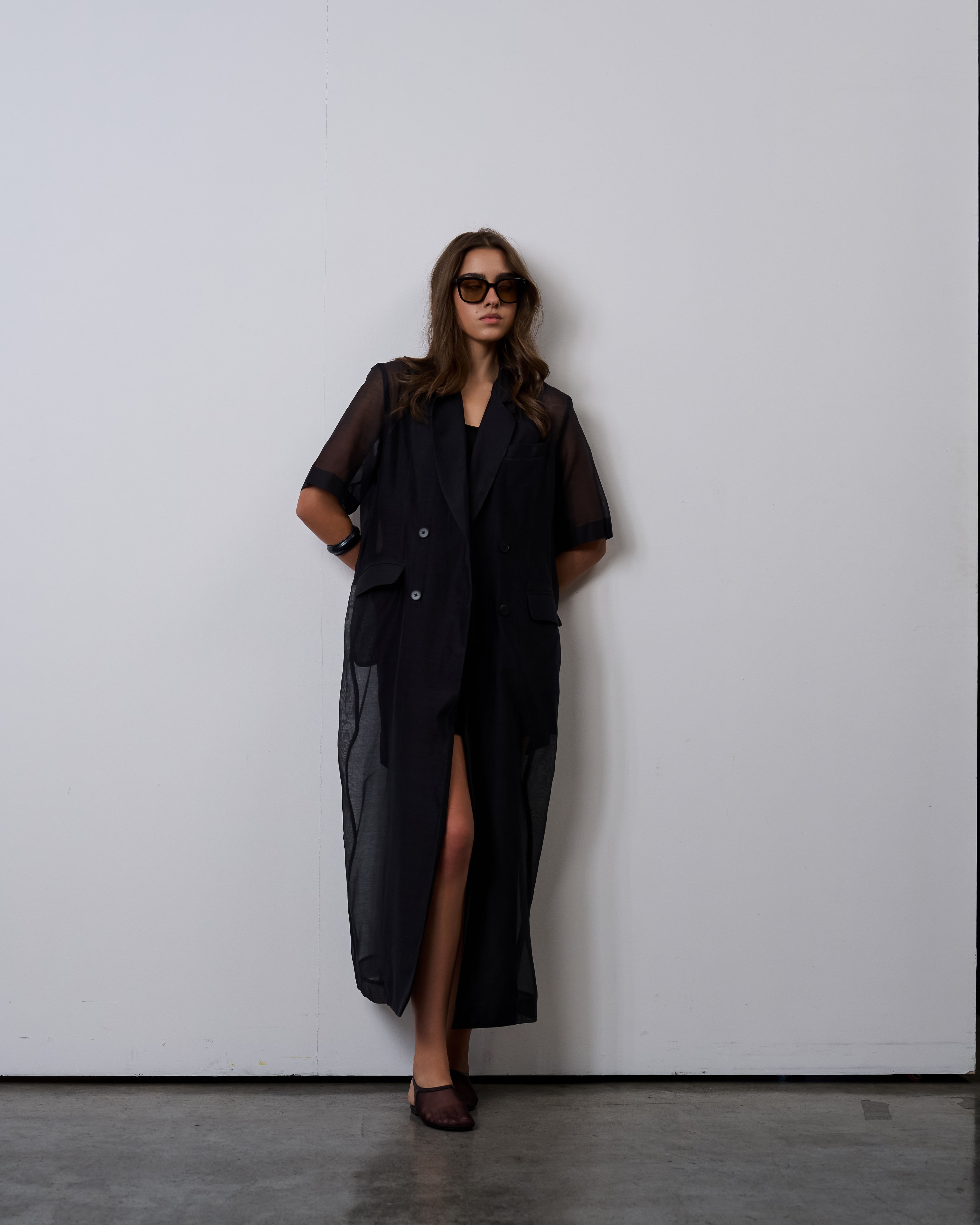 Blazer Dress Set-Midnight Black