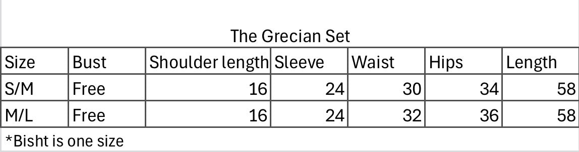 The Grecian Set-Tan
