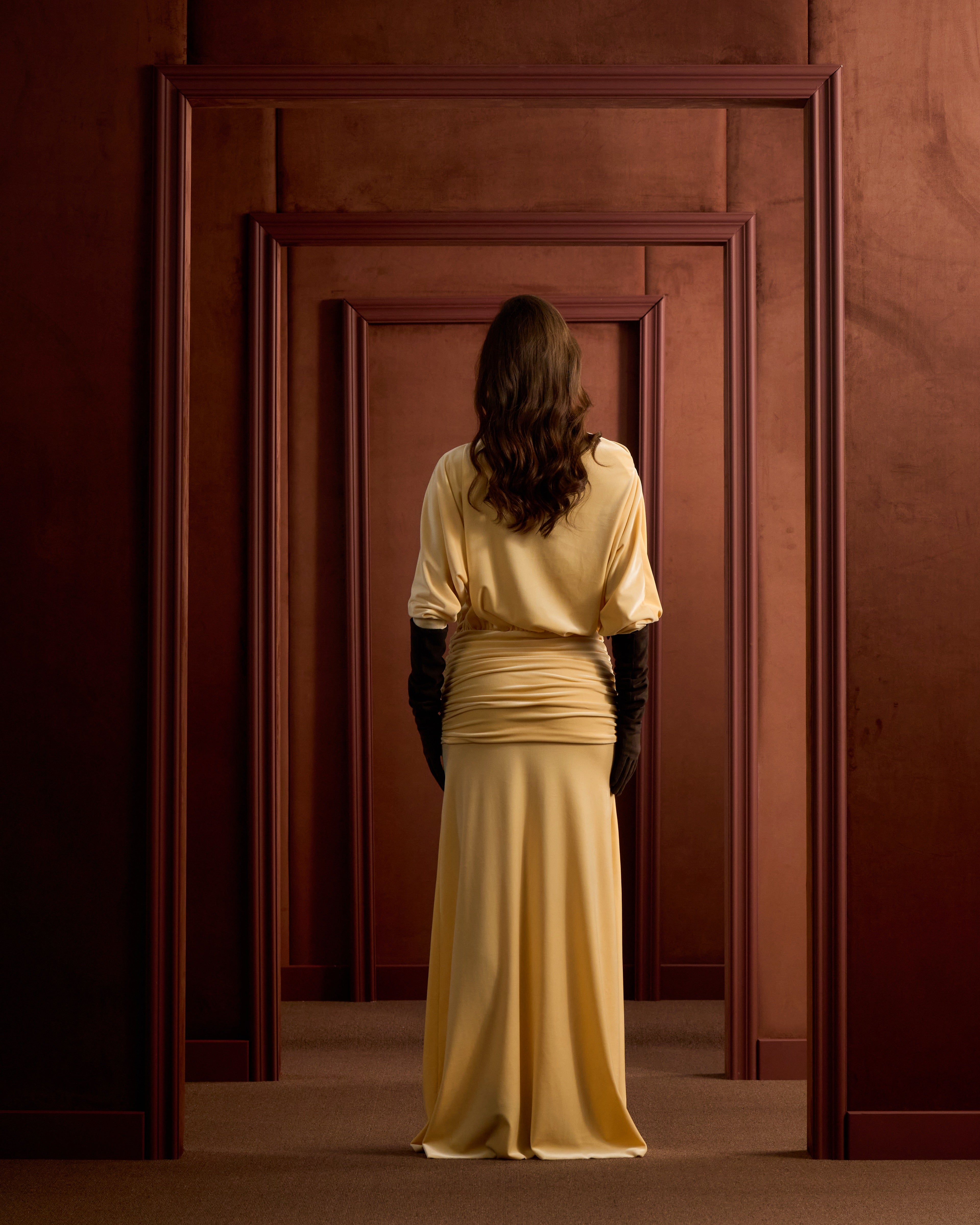 Velvet Grecian-Butter Yellow