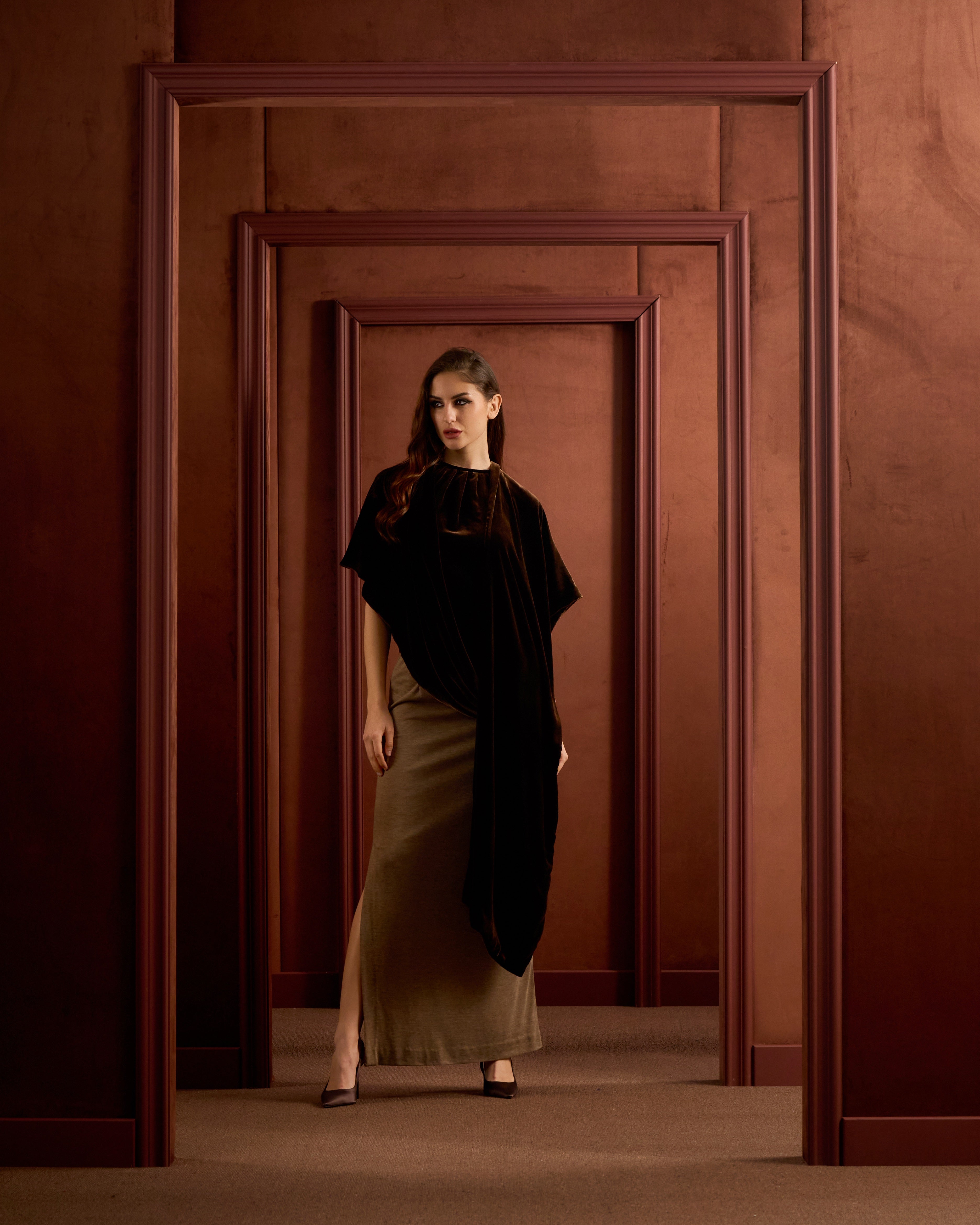 The Sahra Set Casual-Brown