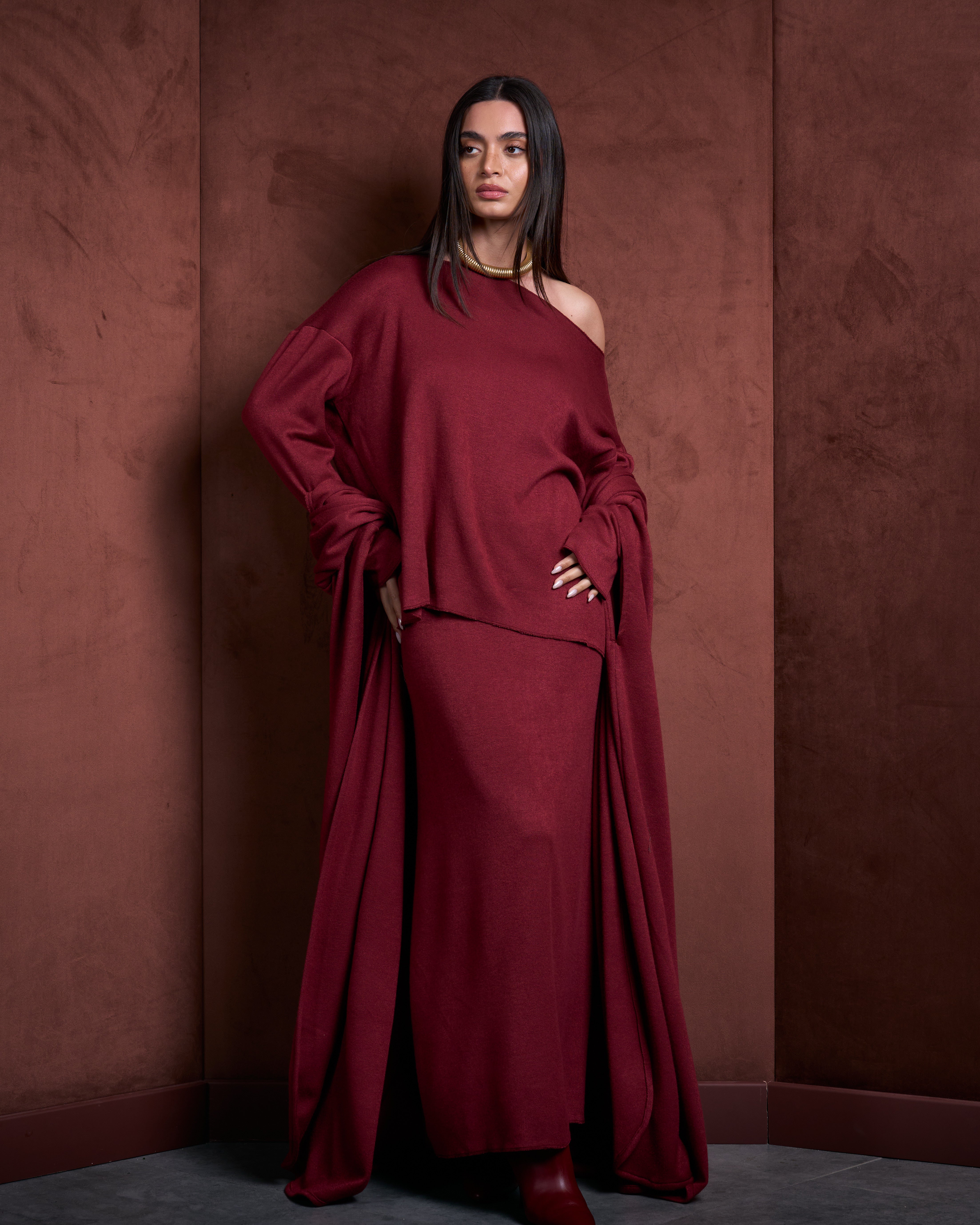 The Dawn Set-Burgundy