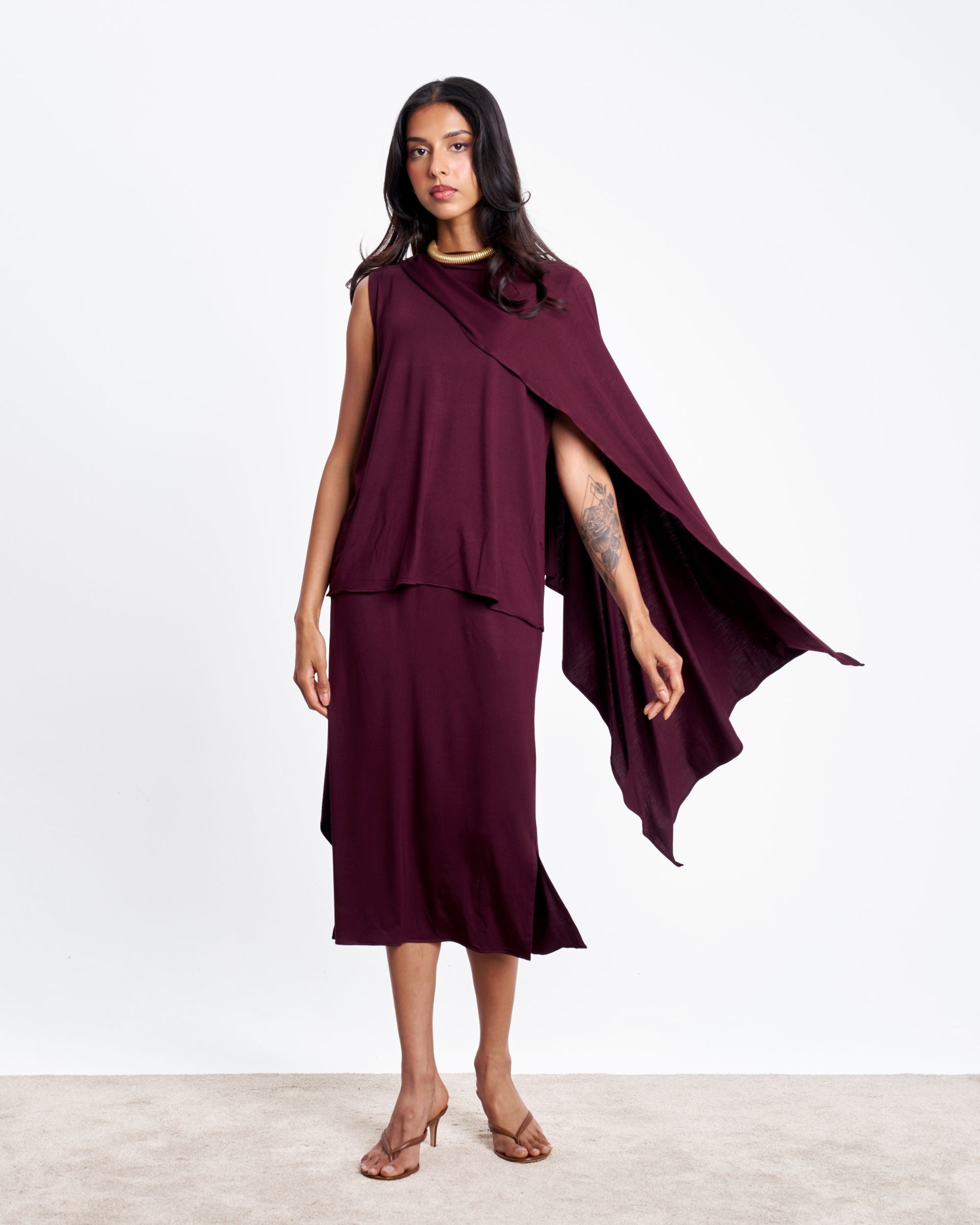 Cape Set - Plum