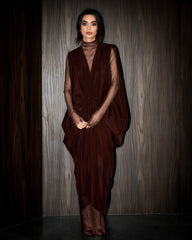 Infinity silk set- Brown