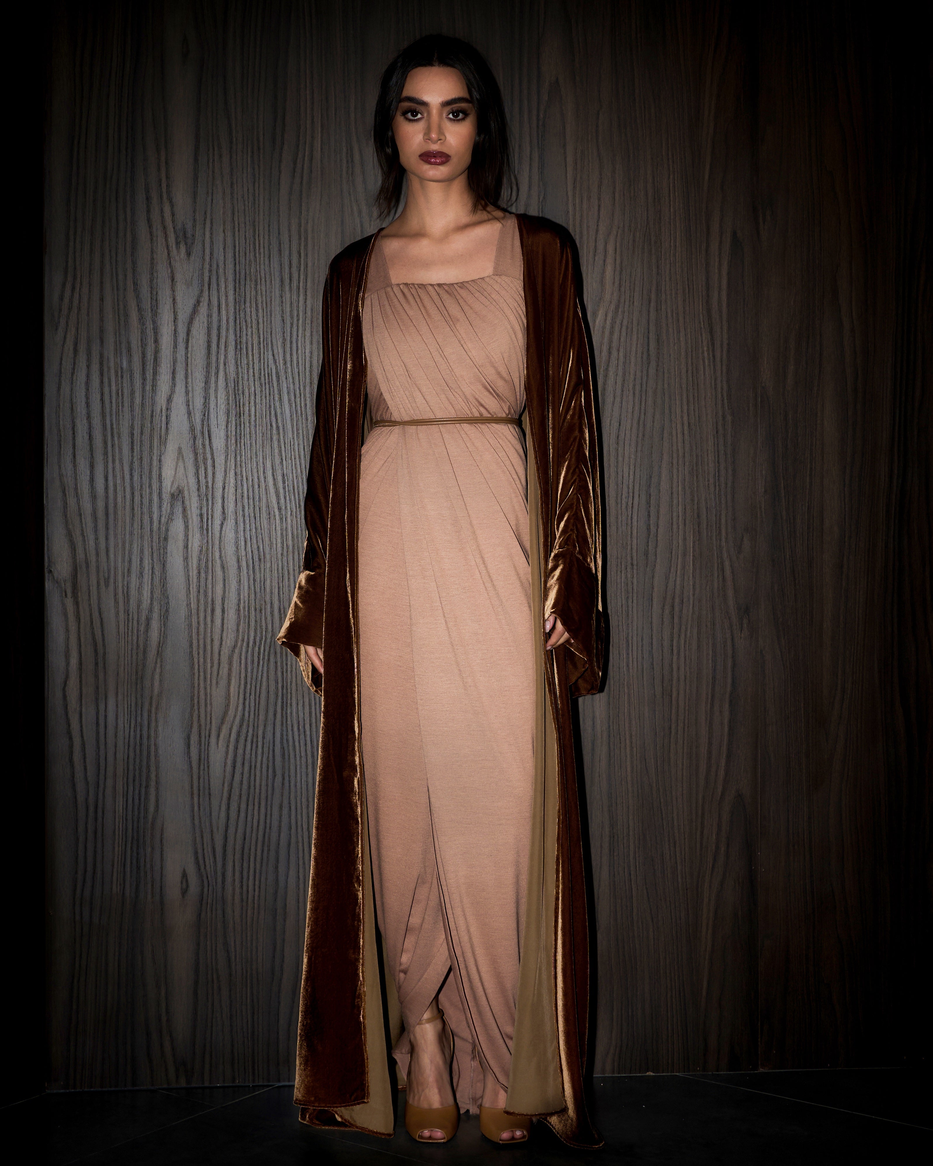 Toga velvet bisht set