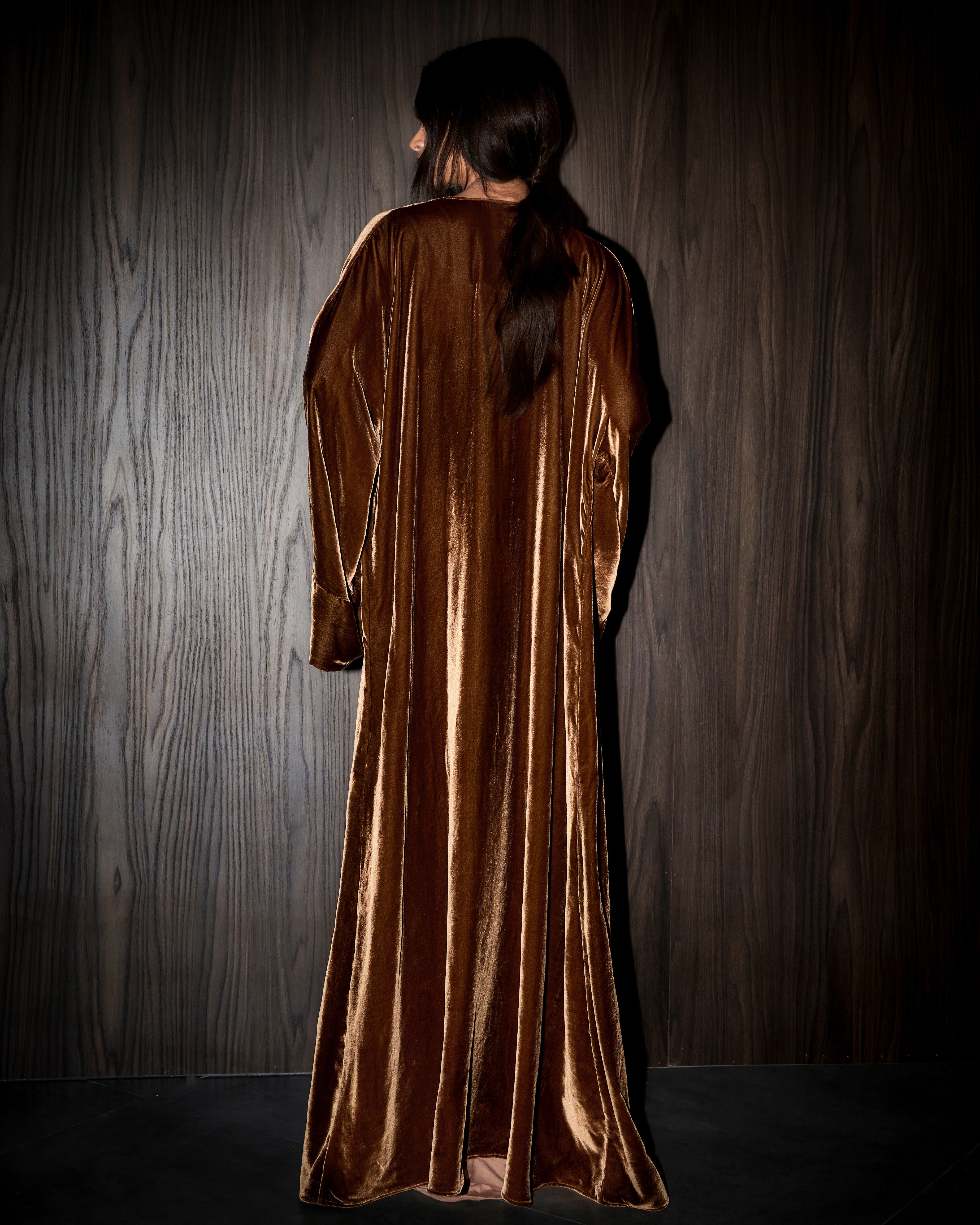 Toga velvet bisht set