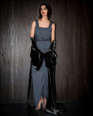 Toga velvet bisht set