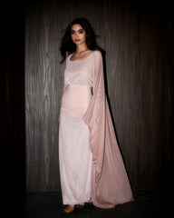 Obi dress set- Nude