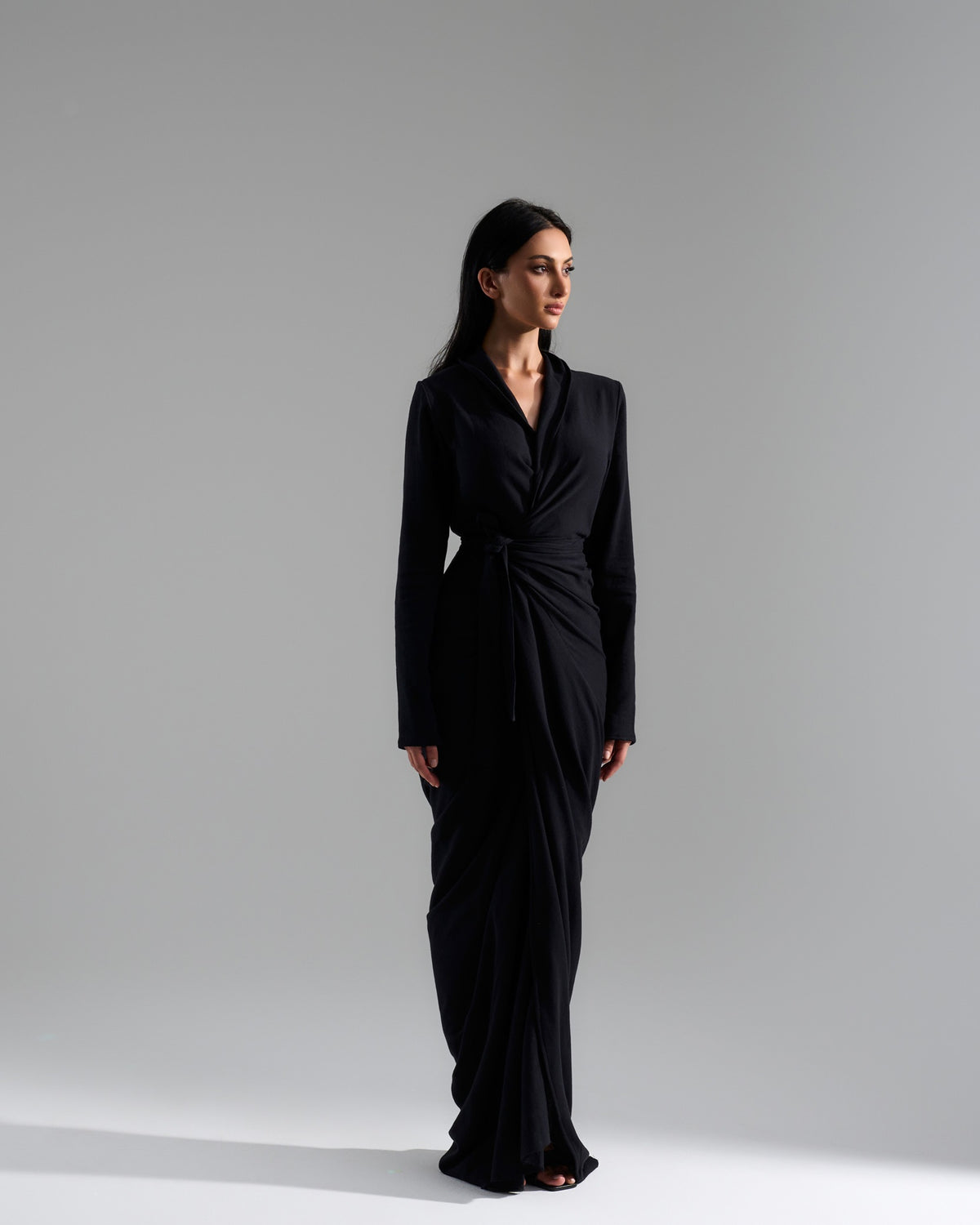 Black Wrap Dress