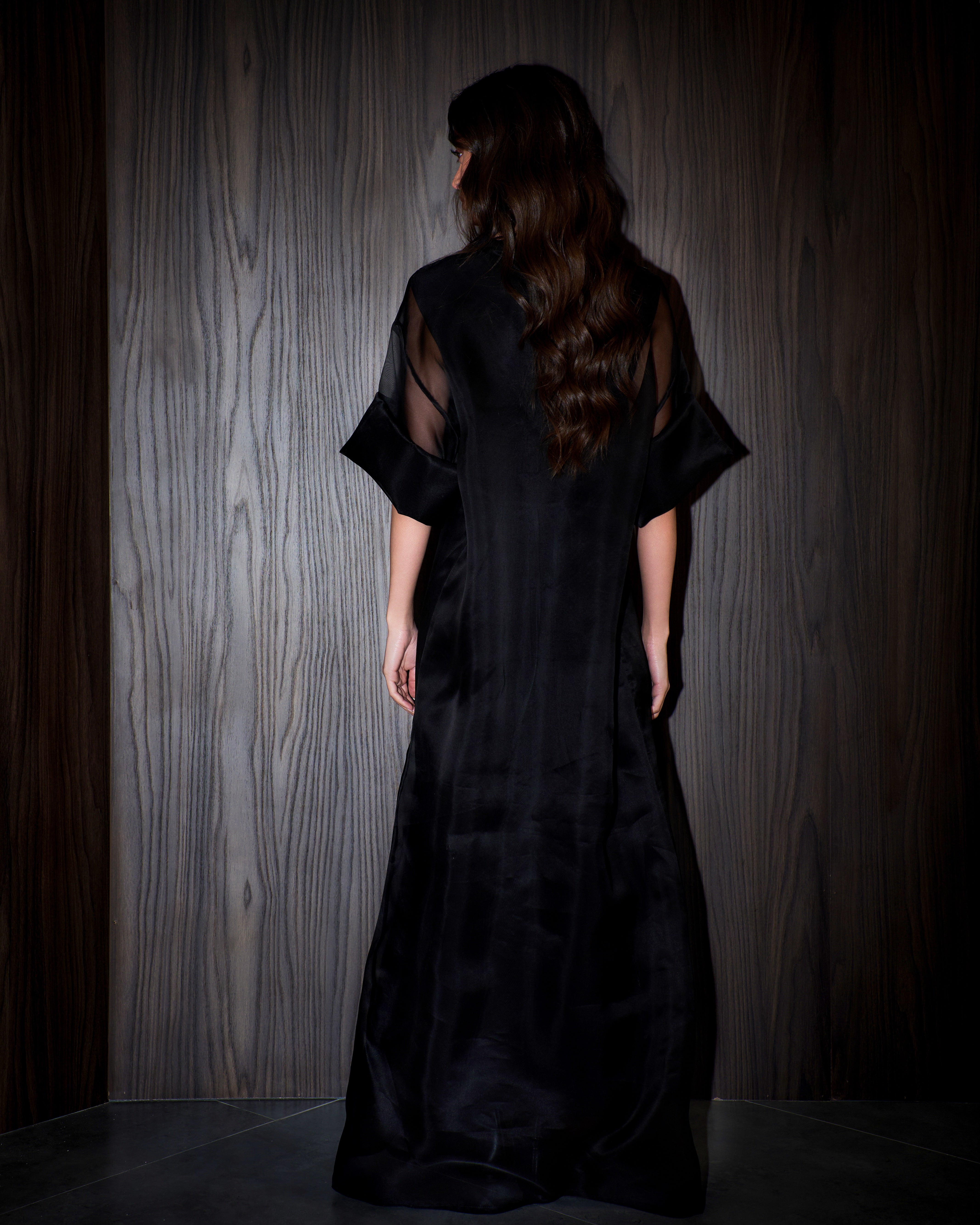 Nuit organza t-shirt dress