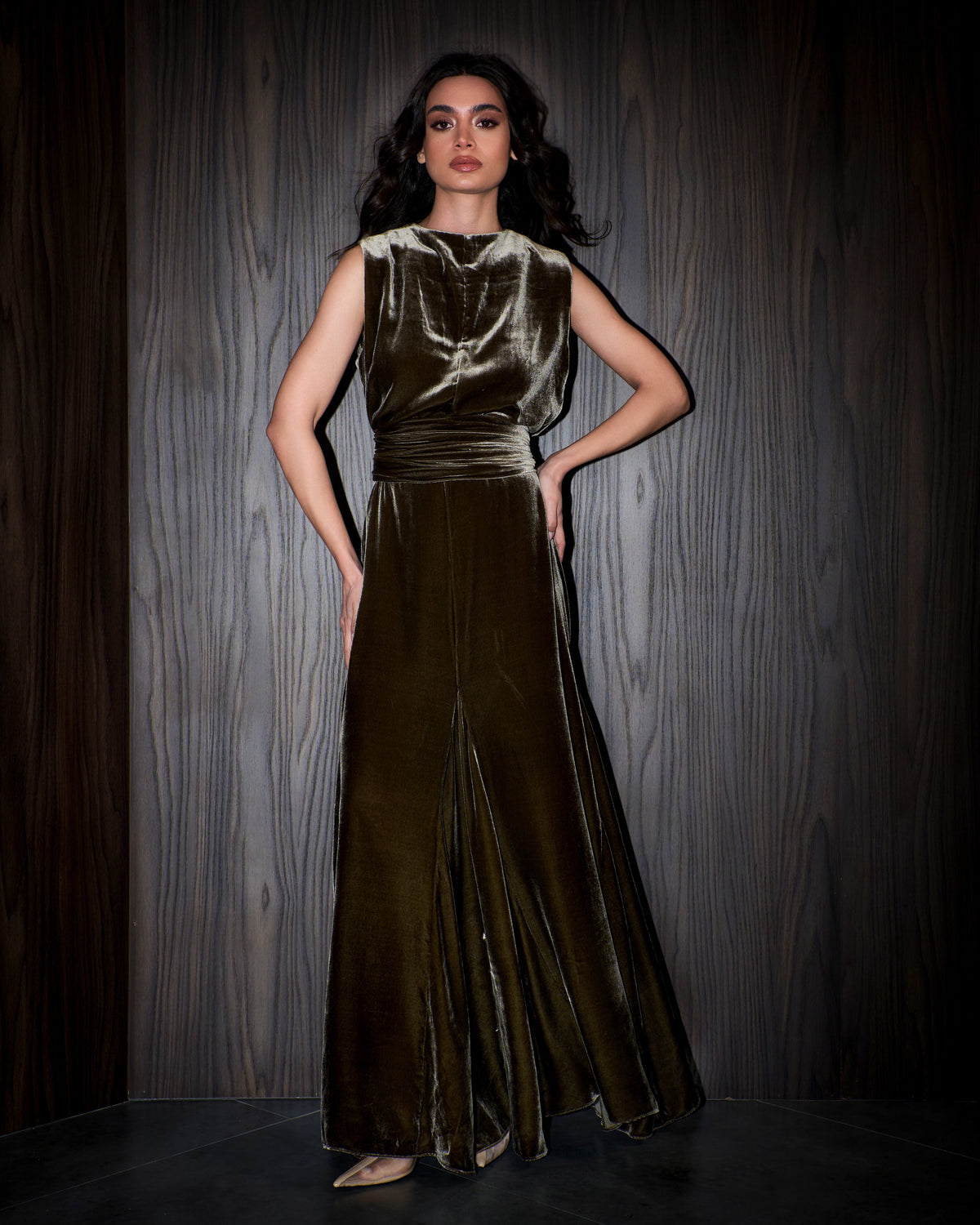 Lily velvet dress
